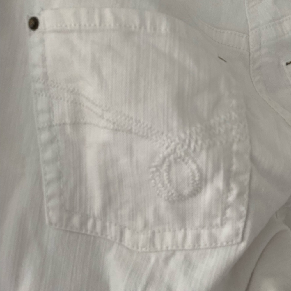 Bootcut twill pants. - Picture 7 of 8